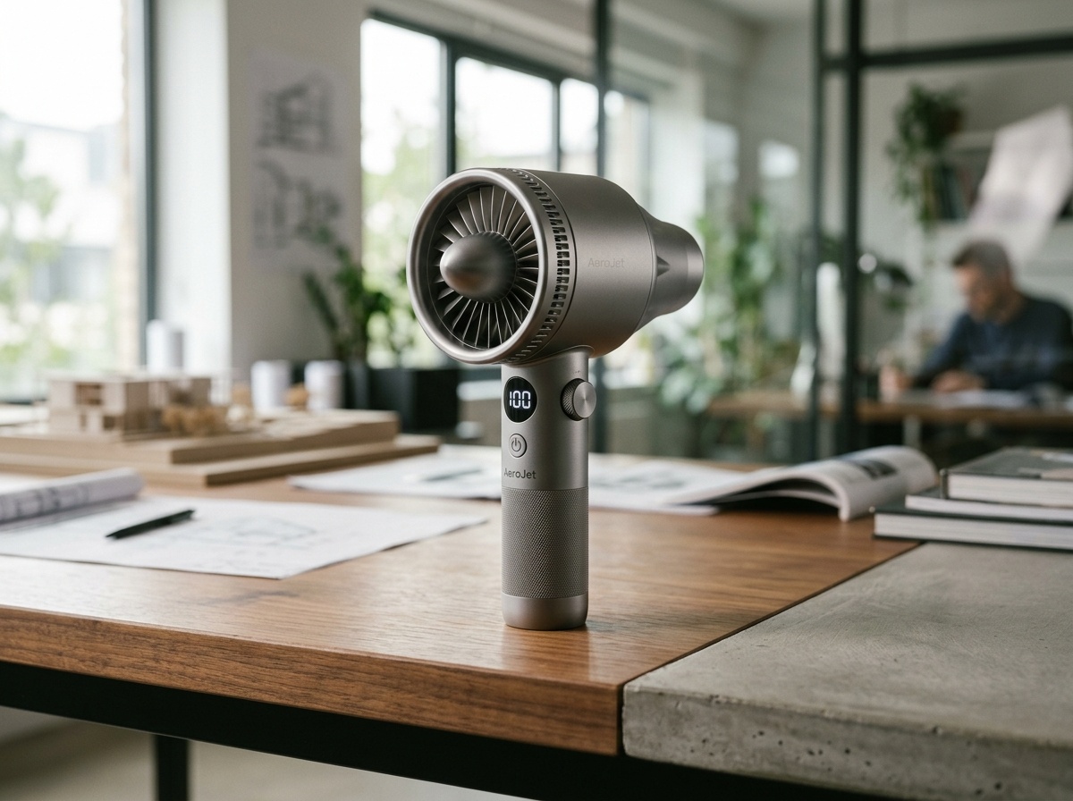 AeroJet™ High-Velocity Turbo Handheld Fan