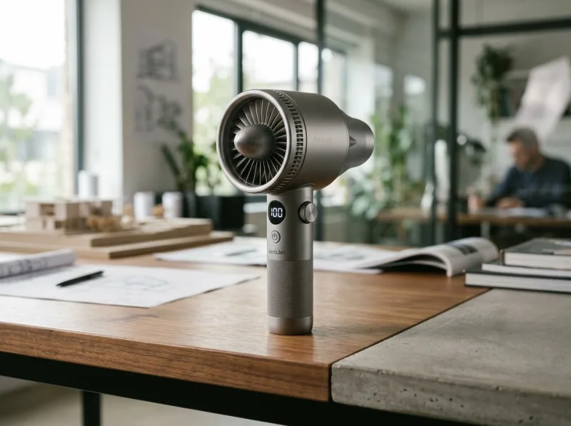 AeroJet™ High-Velocity Turbo Handheld Fan