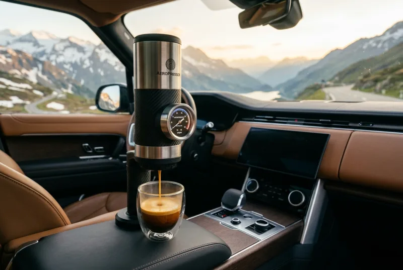 AeroPressor™ Portable 2-in-1 Car & Travel Espresso Machine